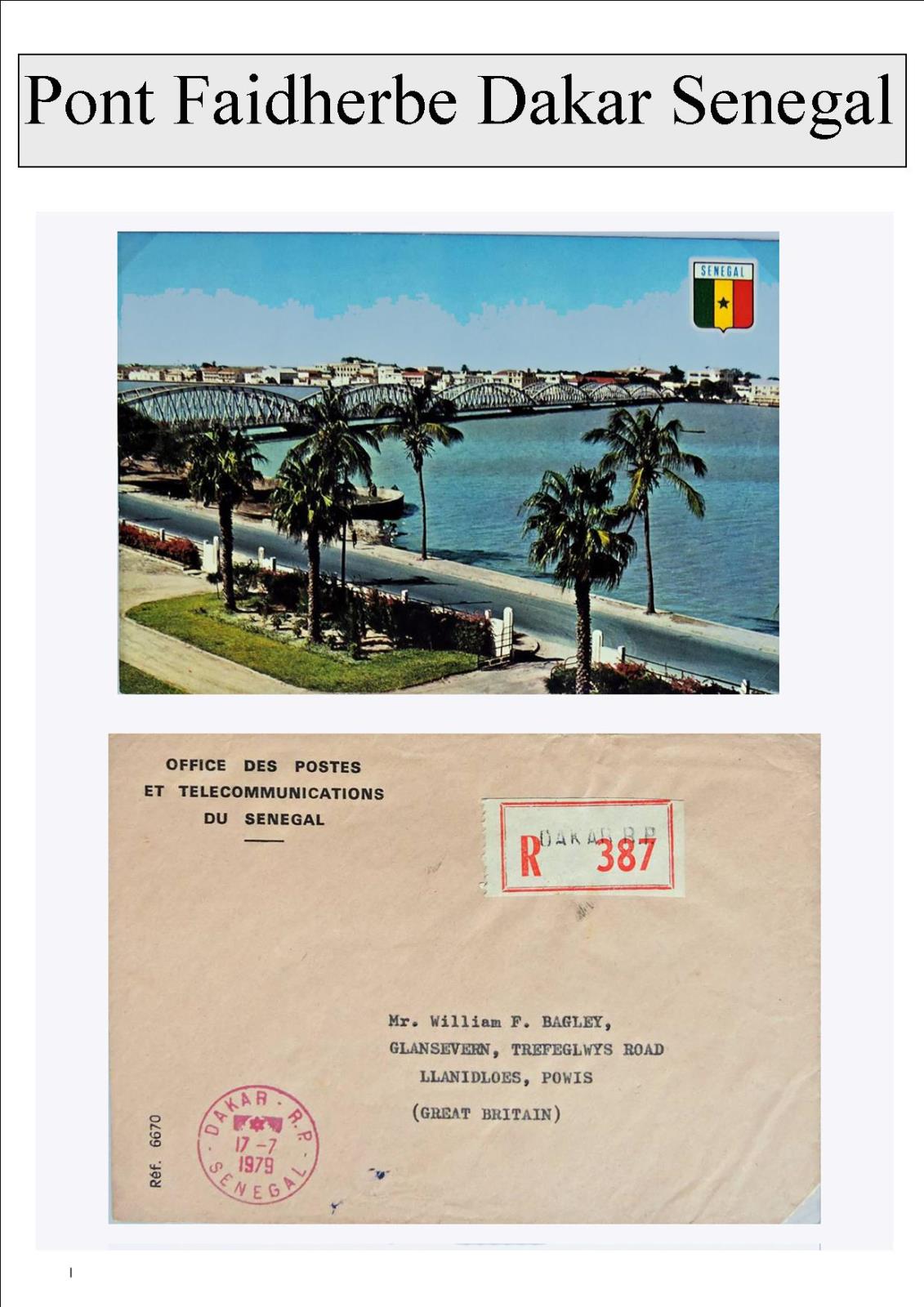 pont faidherbe Llanidloes Philately